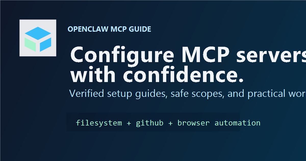 MCP Servers Guide 2026: Claude Code & AI Agent Setup | OpenClaw MCP Guide